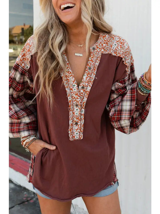 50% OFF Top FLORAL ME OVER TOP