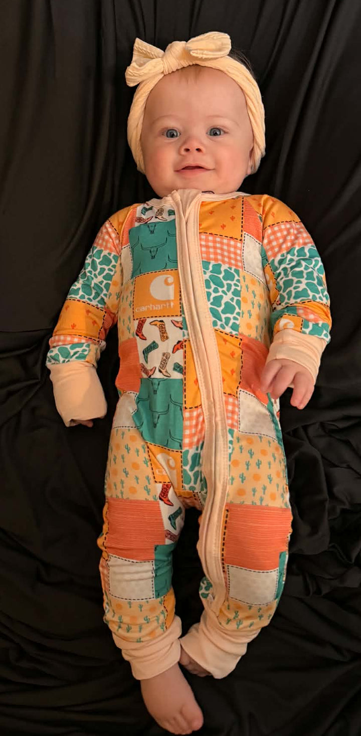 GRACIE CARHARTT BAMBOO ZIPPY & 2-PIECE SET
