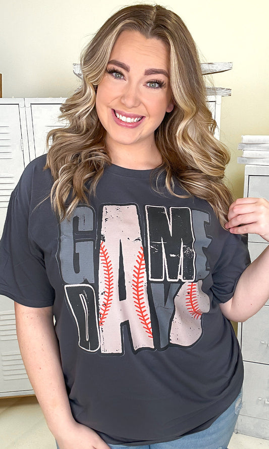 BASEBALL GAME DAY GRAPHIC TEE