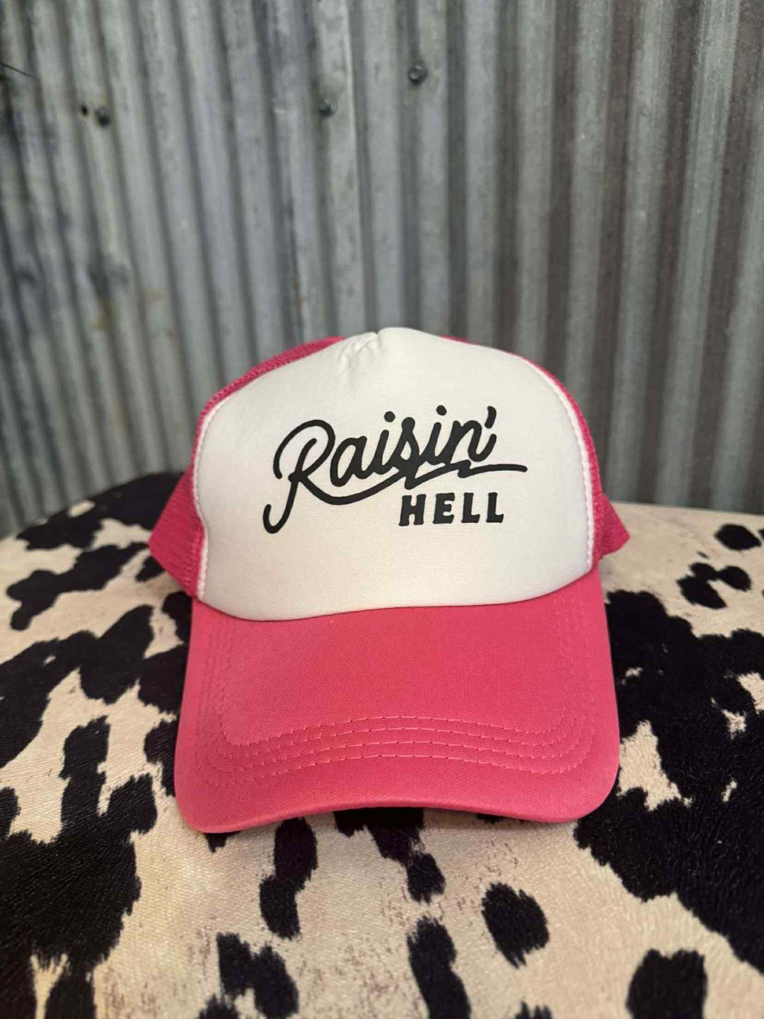 RAISIN' HELL TRUCKER HAT