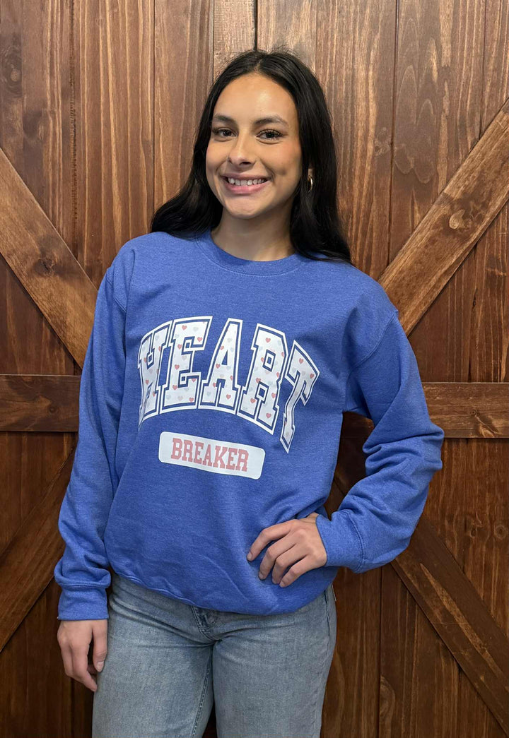 HEART BREAKER VALENTINE GRAPHIC CREWNECK