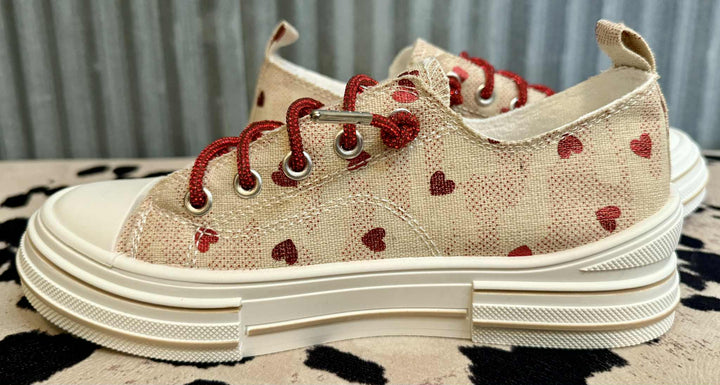 I HEART YOU SLIP ON SNEAKERS