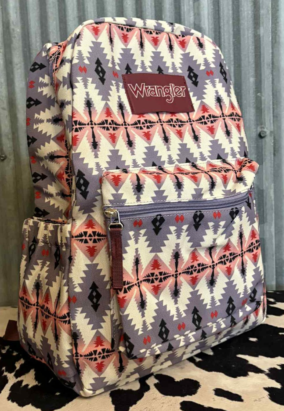 LAVENDER WRANGLER AZTEC BACKPACK