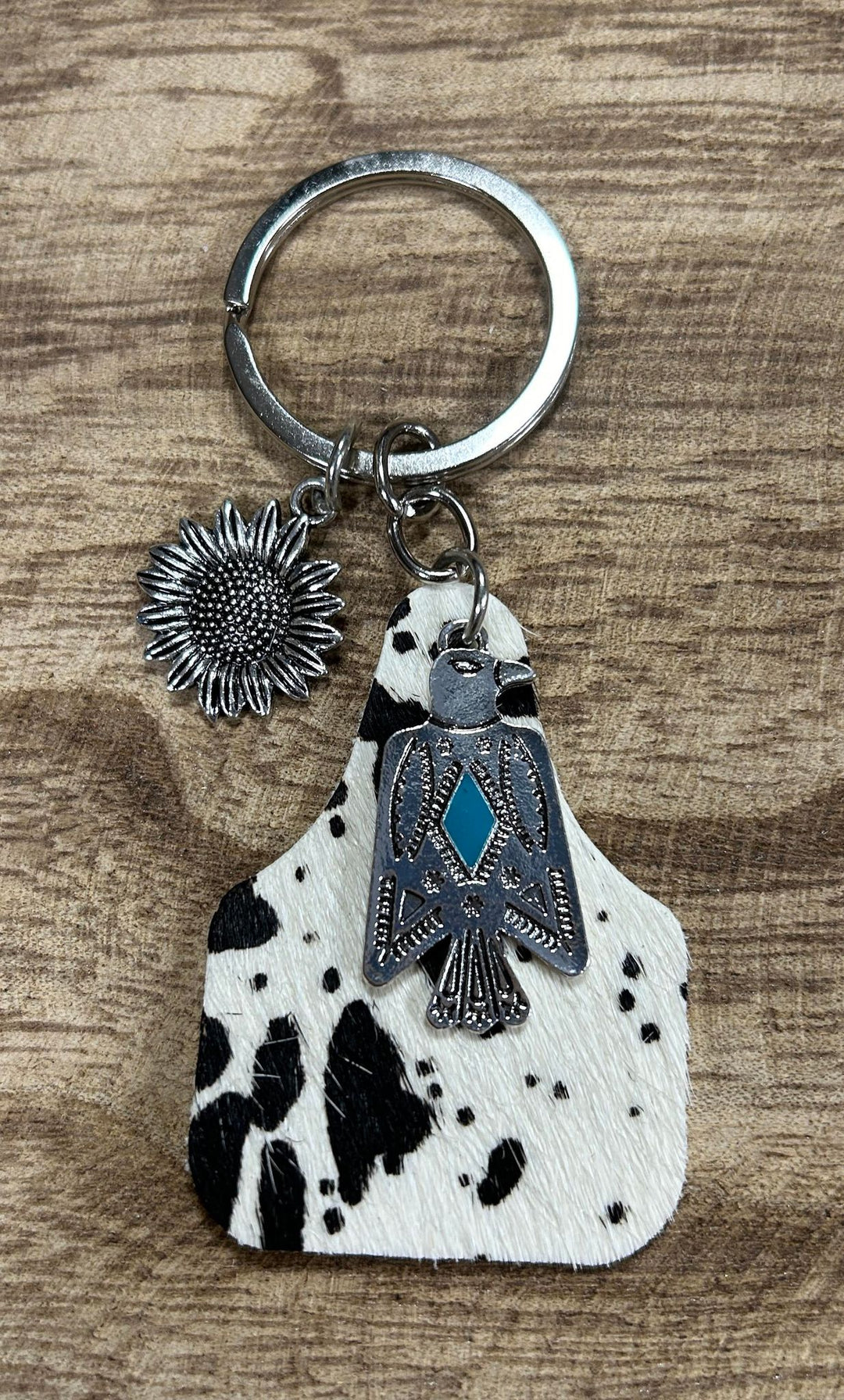 COW TAG KEYCHAIN