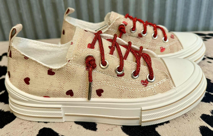 I HEART YOU SLIP ON SNEAKERS