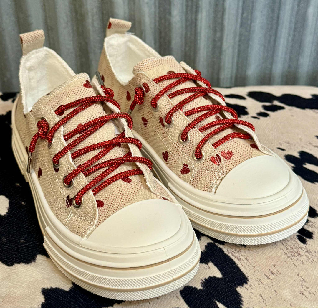 I HEART YOU SLIP ON SNEAKERS