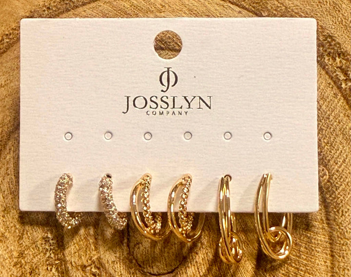 HOOP EARRING TRIO