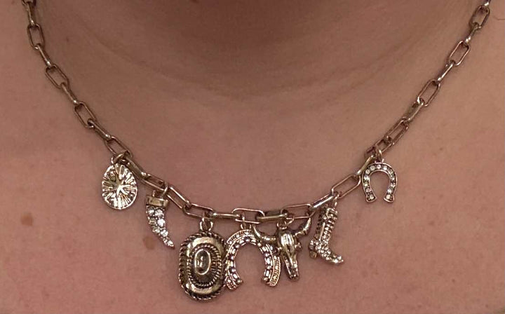 COWGIRL UP CHARM NECKLACE