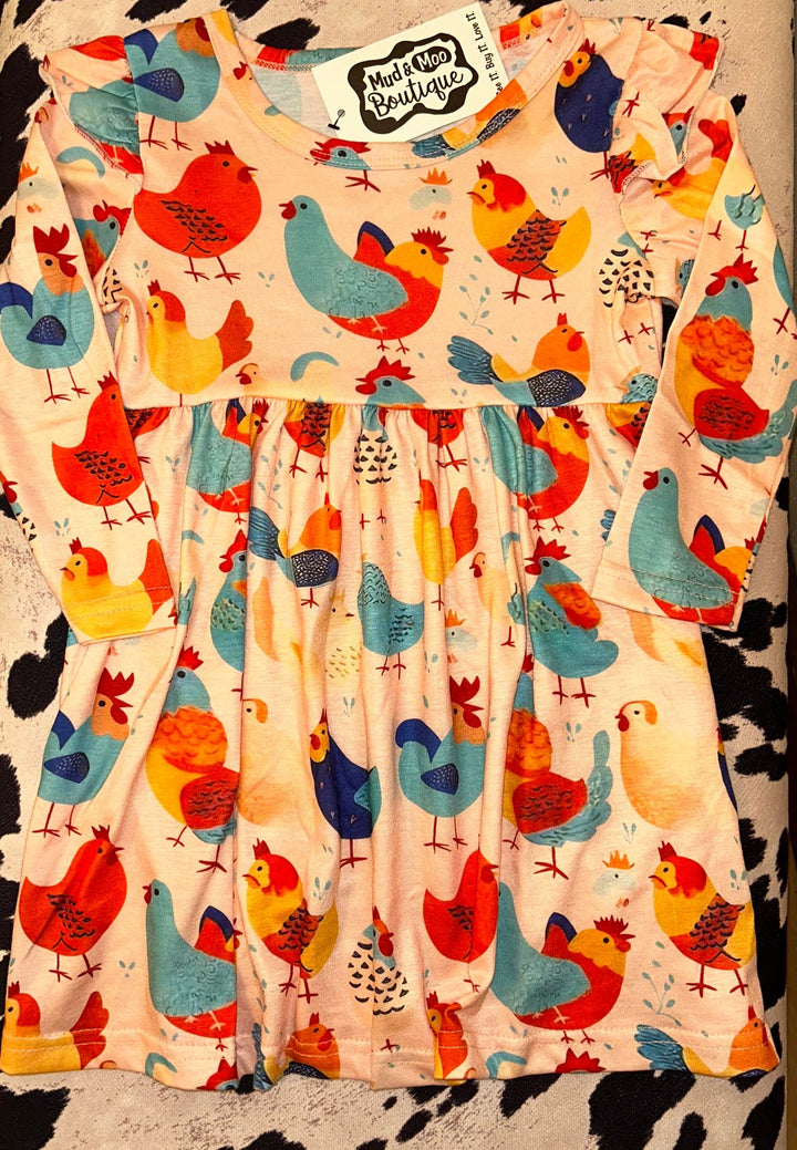 25% OFF PEACHY CHICKEN DRESS