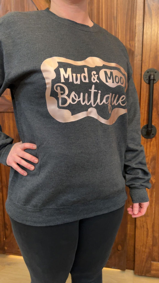 Mud & Moo Rose Gold Crew Neck