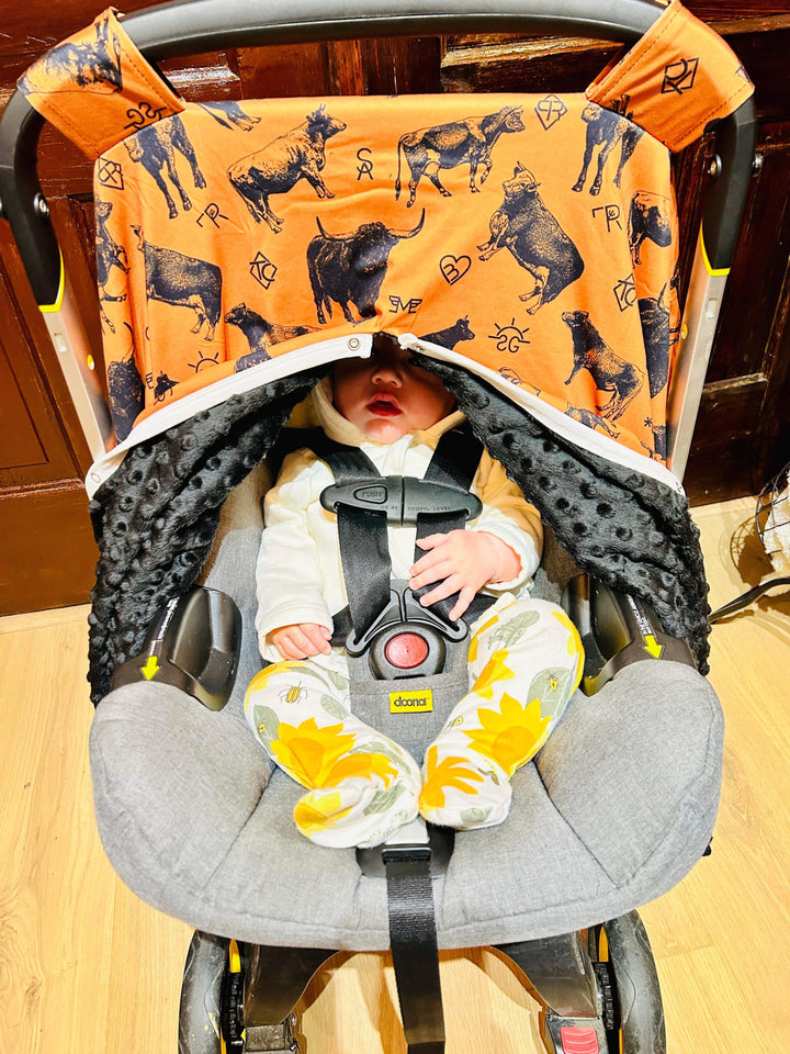 CATTLE STOCK BABY CAR SEAT COVER