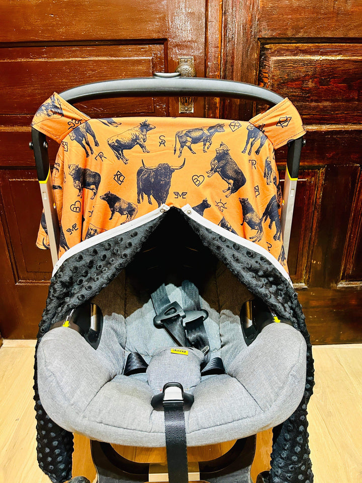 CATTLE STOCK BABY CAR SEAT COVER