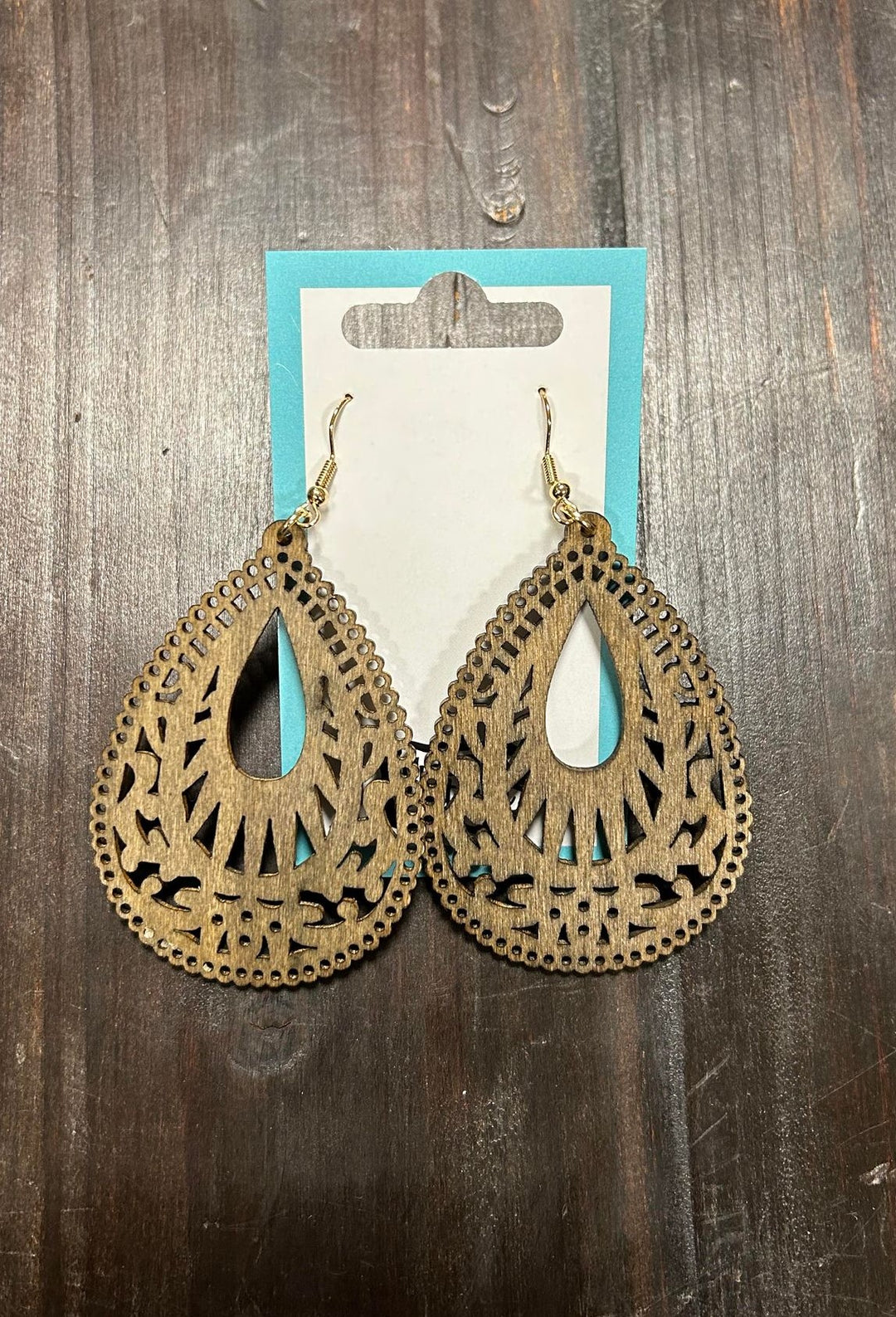 WOODEN EARRINGS
