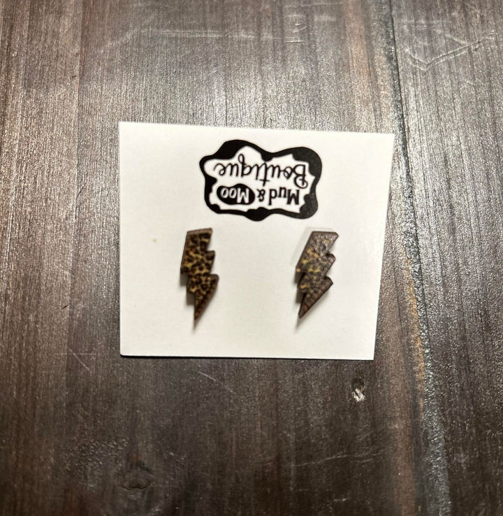 WOODEN EARRINGS