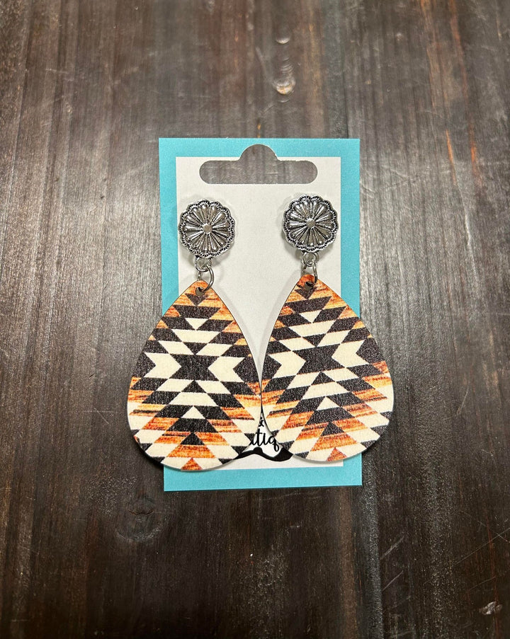 WOODEN EARRINGS