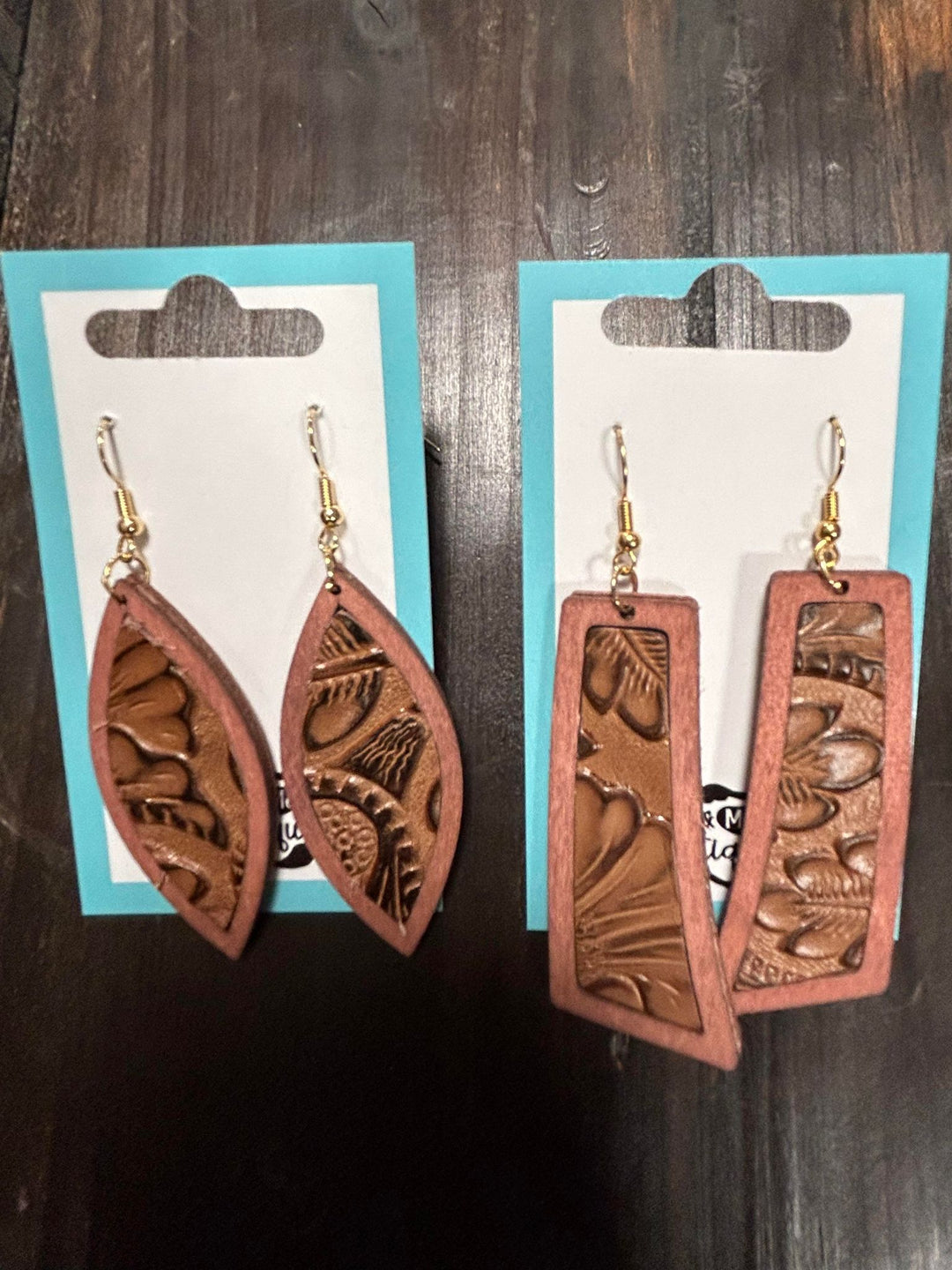WOODEN EARRINGS