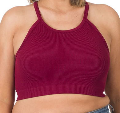 RIBBED SEAMLESS TANK TOP
