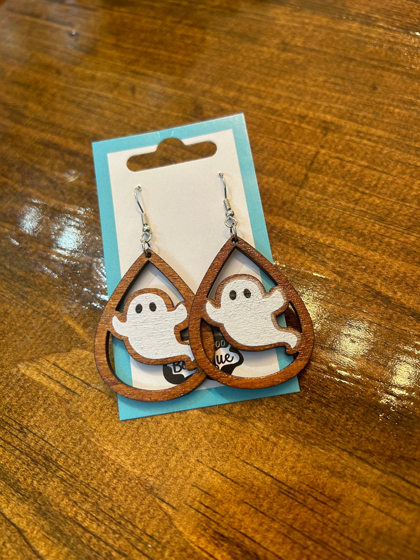 WOODEN EARRINGS