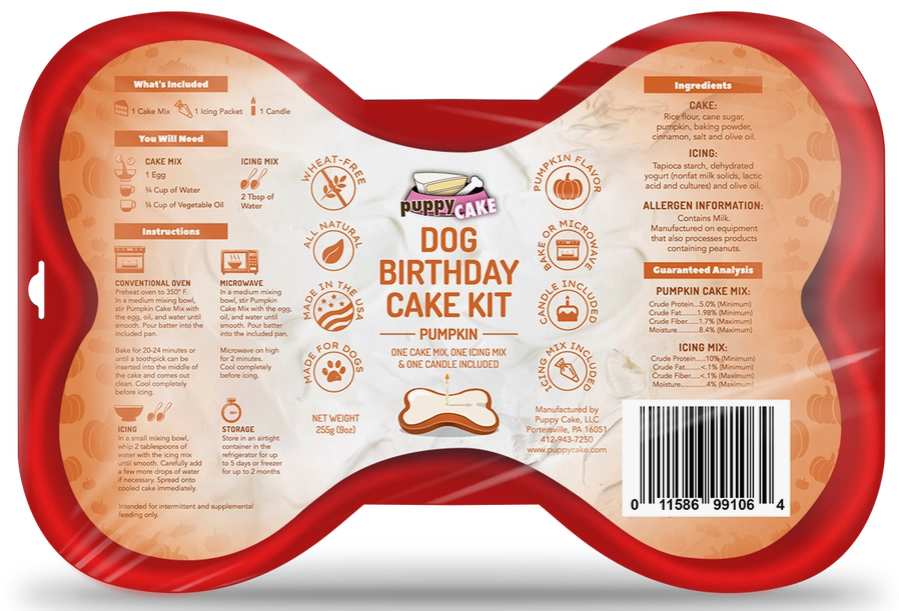 Dog Birthday Cake Kit