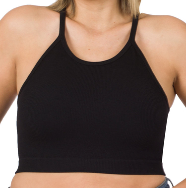 RIBBED SEAMLESS TANK TOP
