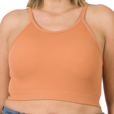 RIBBED SEAMLESS TANK TOP