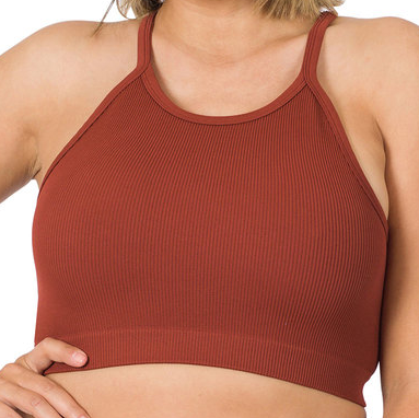 RIBBED SEAMLESS TANK TOP