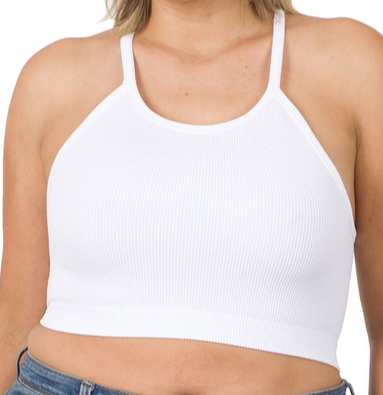 RIBBED SEAMLESS TANK TOP